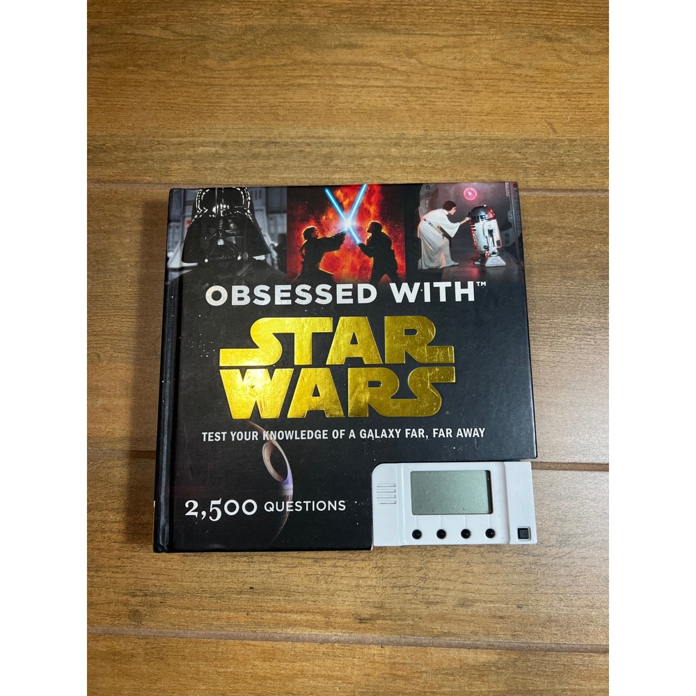 Obsessed With Star Wars Trivia Game Book Electronic Scoring Module 2500